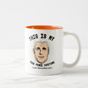 This is my Mike Pence Costume - I couldn't find an Two-Tone Coffee Mug