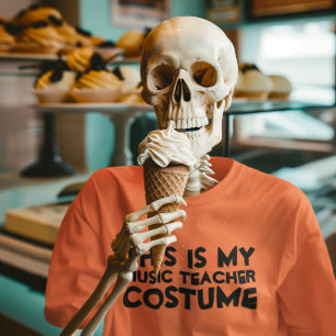 This Is My Music Teacher Costume Shirt