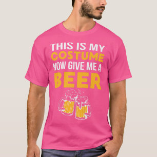 This Is My Now Give Me A Beer Skeleton Scary Beer T-Shirt