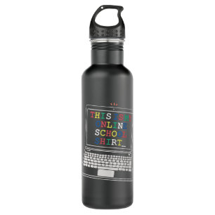 This is my online school shirt 710 ml water bottle