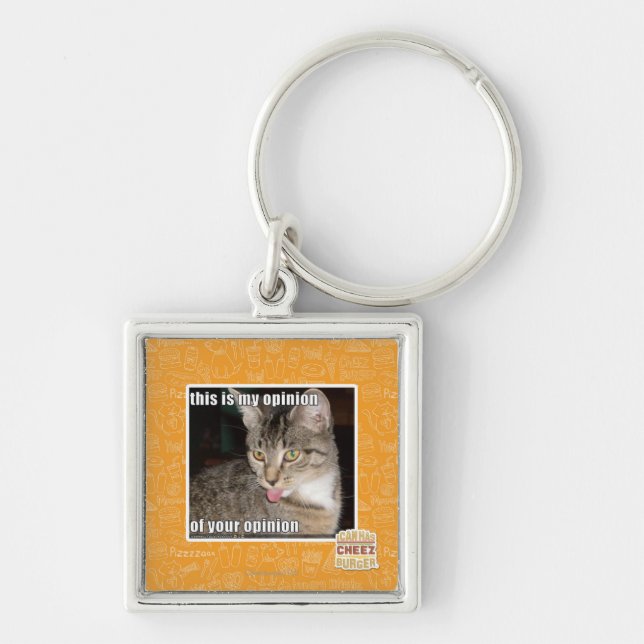 this is my opinion key ring (Front)