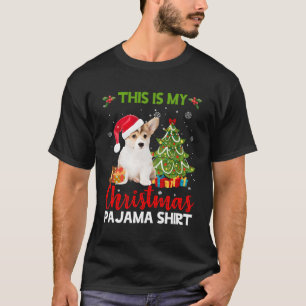 This Is My Pajama Corgi Santa For Christmas T-Shirt