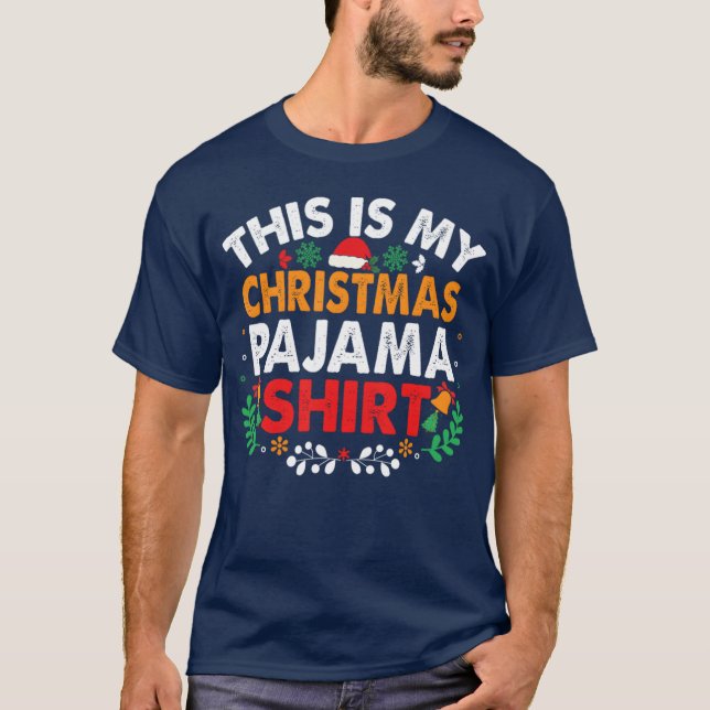 This Is My Pajama Pjs - print T-Shirt (Front)