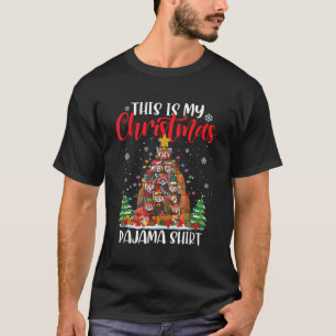 This Is My Pajama Red Panda Tree Lights T-Shirt