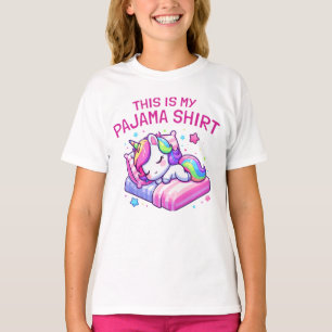 This is my Pajama Shirt Unicorn Sleepshirt