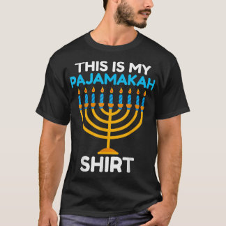 This Is My Pajamakah Hanukkah Hannukah  T-Shirt