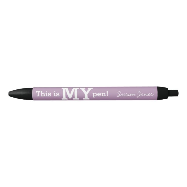 This is MY pen unique and funny office gift purple (Front)