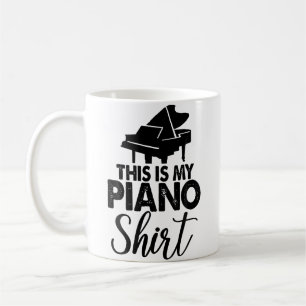 This Is My Piano Keyboard Tee Shirts Pianist Music Coffee Mug