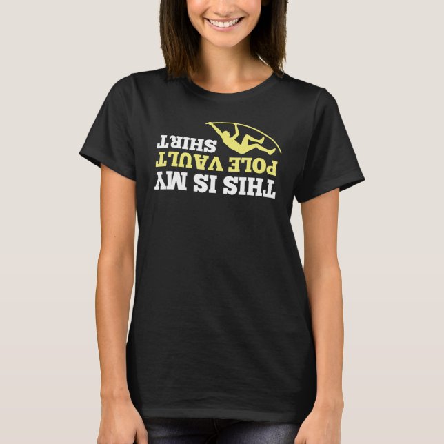 This Is My Pole Vault Athlete Pole Vaulting  Vault T-Shirt (Front)