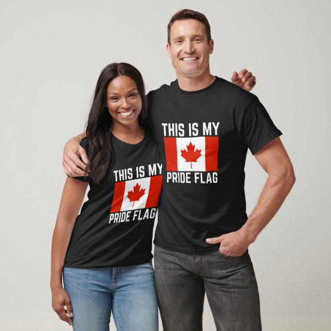 This Is My Pride Flag - Canada Flag Gift T-Shirt (Unisex)