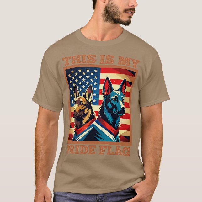This Is My Pride Flag Pride Dogs T-Shirt (Front)