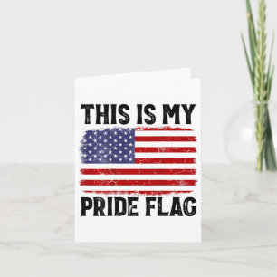 This Is My Pride Flag Us Flag Card