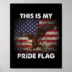 This Is My Pride Flag Usa American 4th Of July 202 Poster