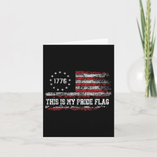 This Is My Pride Flag Usa American 4th Of July Ind Card