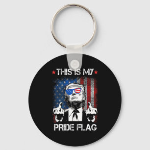 This Is My Pride Flag Usa American 4th Of July On Key Ring