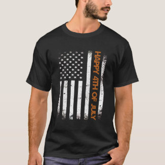 This Is My Pride Flag Usa American 4Th Of July Pat T-Shirt