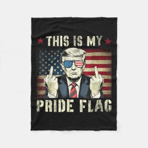 This Is My Pride Flag Usa American Patriotic Fleece Blanket