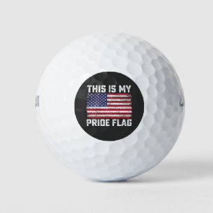 This Is My Pride Flag USA Golf Balls