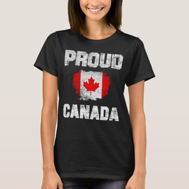 This Is My Proud Flag Canada, buy flags Canadian T-Shirt (Front)