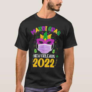 This Is My Purim Costume Beads Bling & Mask Mardi T-Shirt
