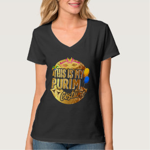 This Is My Purim Costume Feast Of Lots Jewish Holi T-Shirt