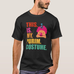 This Is My Purim Costume Funny Jewish Hamantaschen T-Shirt