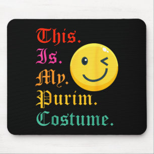This is my purim costume funny jewish mouse mat