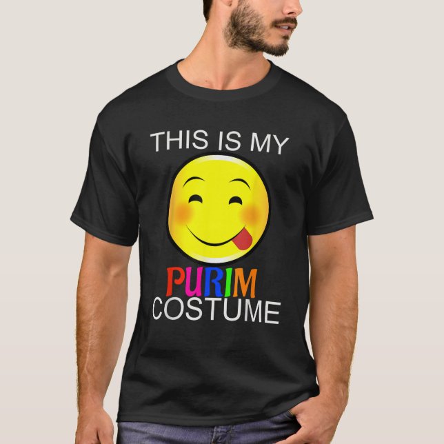 This is my Purim Costume Jewish funny  T-Shirt (Front)