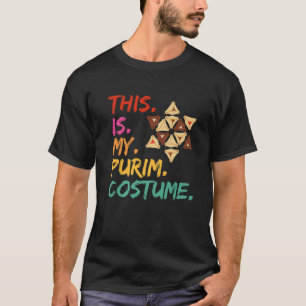 This Is My Purim Costume Jewish Hamantaschen Magen T-Shirt