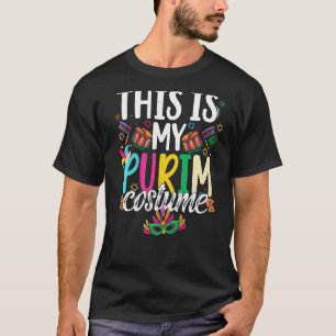 This Is My Purim Costume Jewish Happy Purim Day 20 T-Shirt