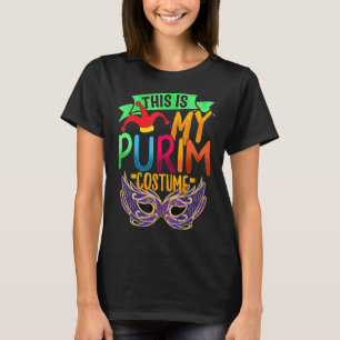This Is My Purim Costume Jewish Happy Purim Holida T-Shirt