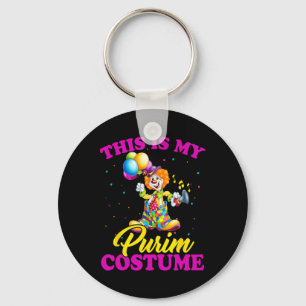 This Is My Purim Costume Jewish Purim Gift 1 Key Ring