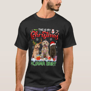 This Is My Pyjamas Labradoodle Dogs Lover Christma T-Shirt