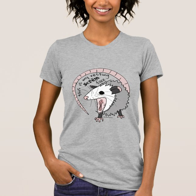 This is my resting SCREAM face T-Shirt (Front)