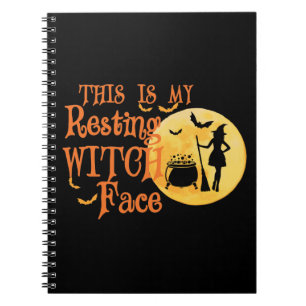 This Is My Resting Witch Face - Funny Halloween Notebook