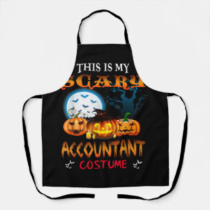 This Is My Scary Accountant Costume Halloween Apron
