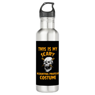 This Is My Scary ACCOUNTING PROFESSOR Halloween 710 Ml Water Bottle