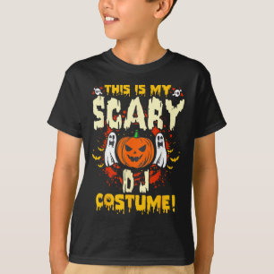 This is My Scary DJ Costume Funny Halloween T-Shirt