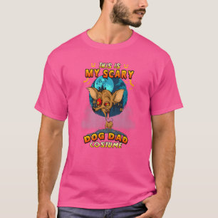 This Is My Scary Dog Dad Chihuahua Costume Hallow T-Shirt