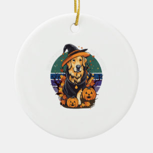 This is my scary dog dad costume Halloween Doglove Ceramic Tree Decoration