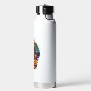 This is my scary dog dad costume Halloween Doglove Water Bottle
