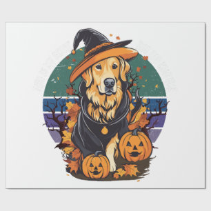 This is my scary dog dad costume Halloween Doglove Wrapping Paper