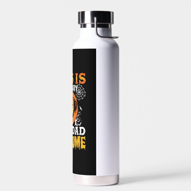 This is My Scary Dog Dad Costume Water Bottle (Left)