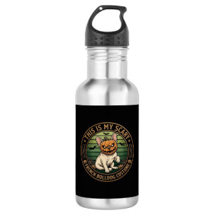 This Is My Scary French Bulldog Costume Halloween 532 Ml Water Bottle