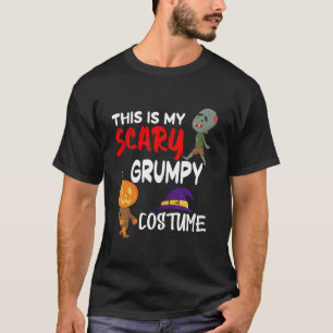 This is My Scary Grumpy Family Costume Funny Zombi T-Shirt