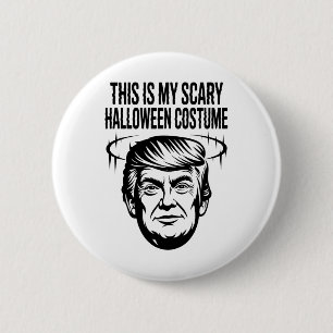 This Is My Scary Halloween Costume Funny Trump 6 Cm Round Badge