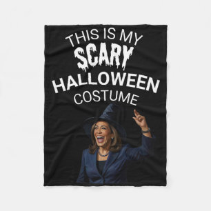This Is My Scary Halloween Costume Kamala Harris T Fleece Blanket