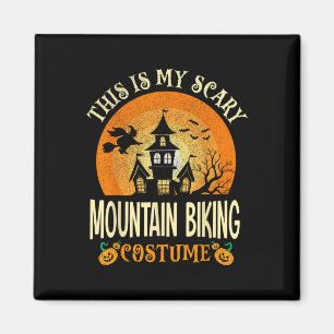 This Is My Scary Mountain Biking Costume Halloween Magnet