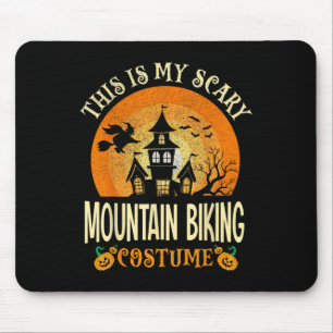 This Is My Scary Mountain Biking Costume Halloween Mouse Mat