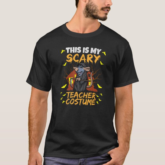 This Is My Scary Teacher Costume School Educator H T-Shirt (Front)
